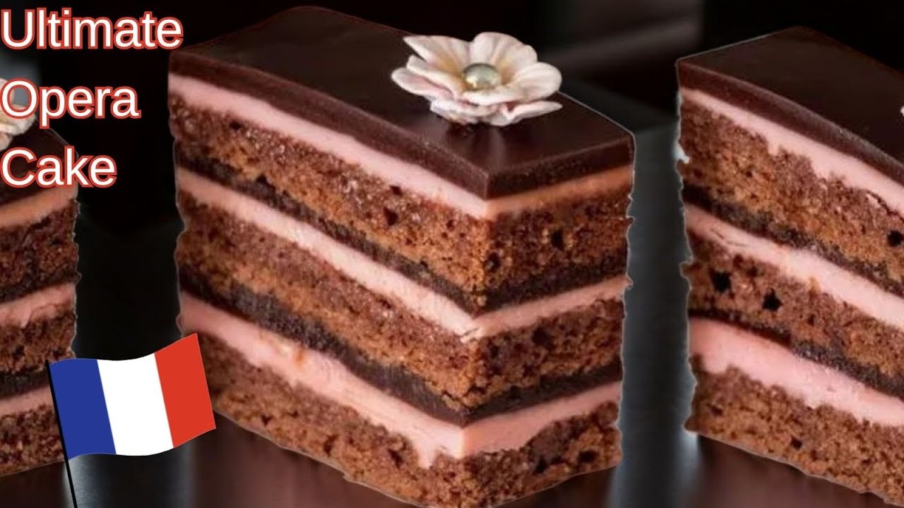 Smoked Chocolate Opera Cake