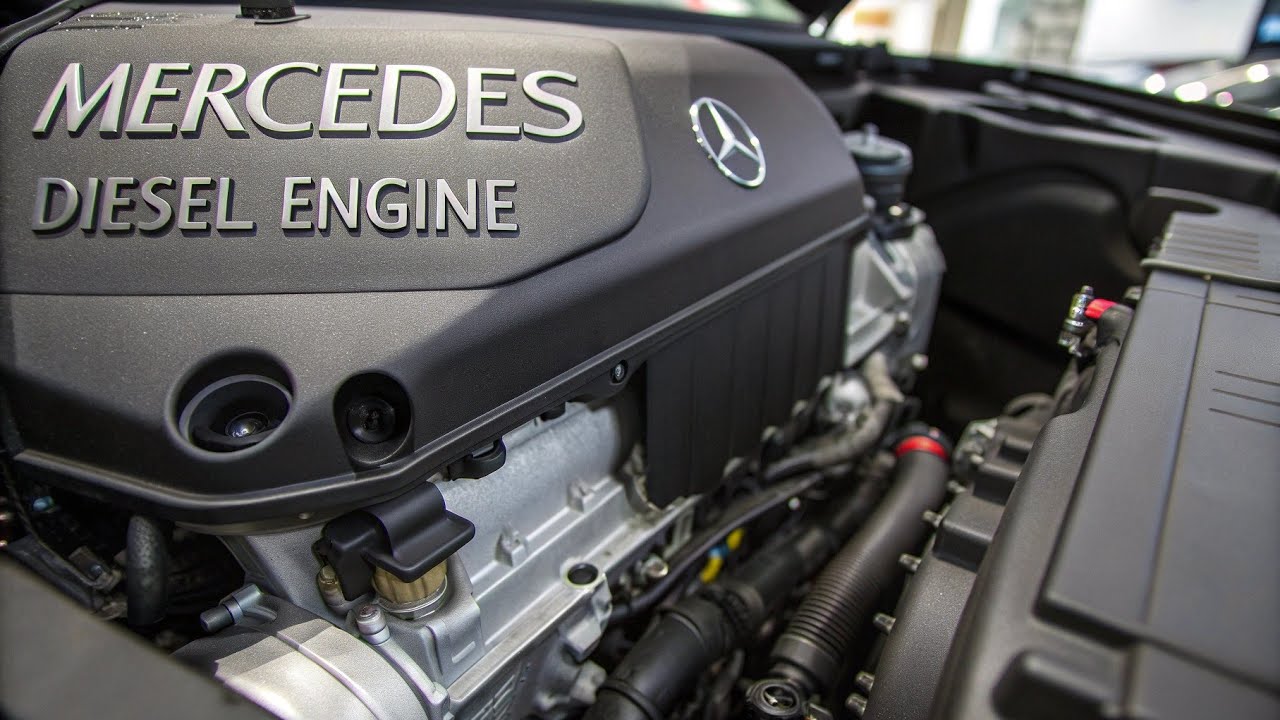 Дизельный двигатель Mercedes @vroomwebsite