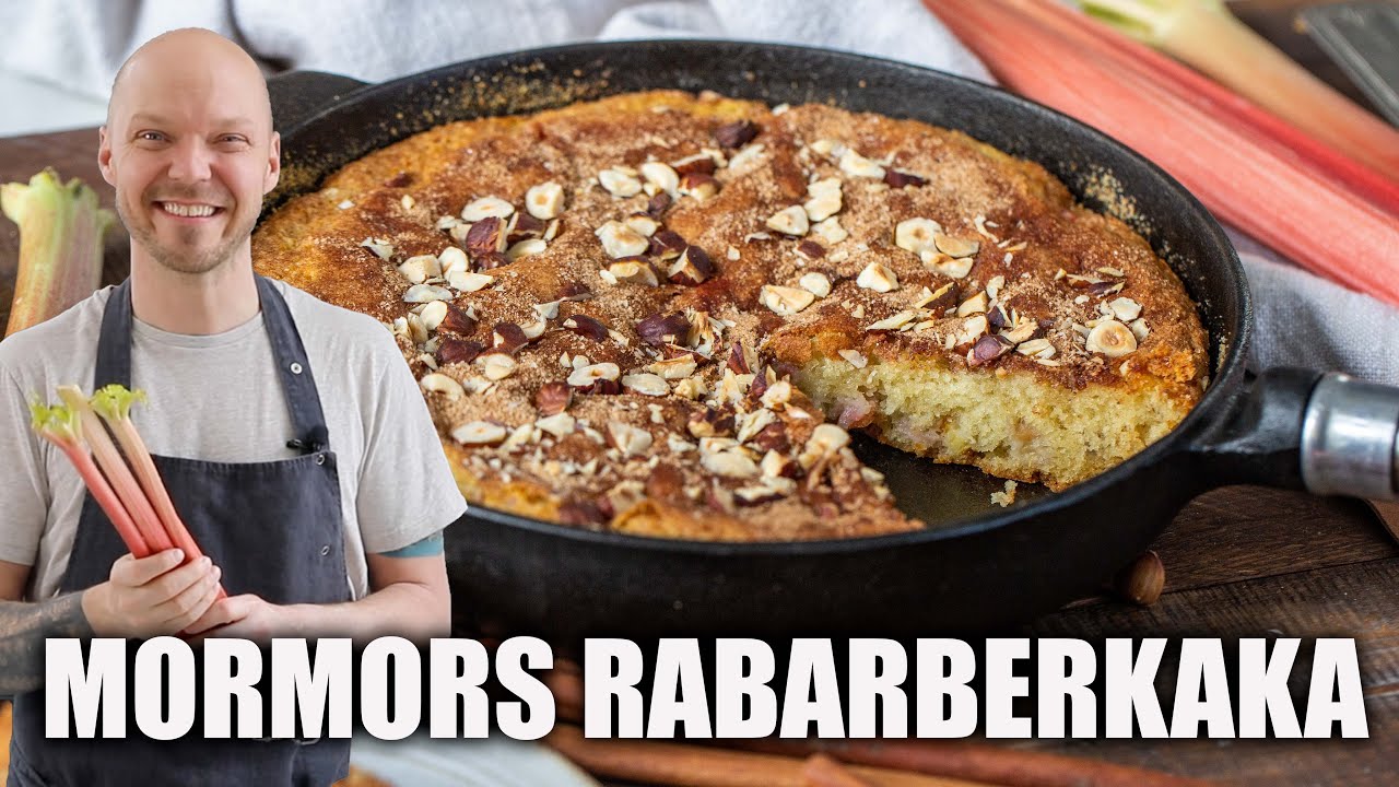 Mormors Rabarberkaka - Den godaste rabarberkakan jag vet!