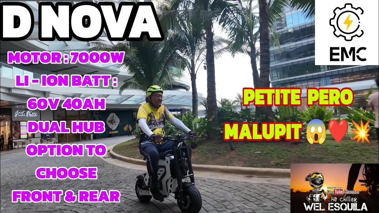 D NOVA E-BIKE | MOTOR 7000W  BATT 60V40AH | ELECTRIC MOBILITY CENTER