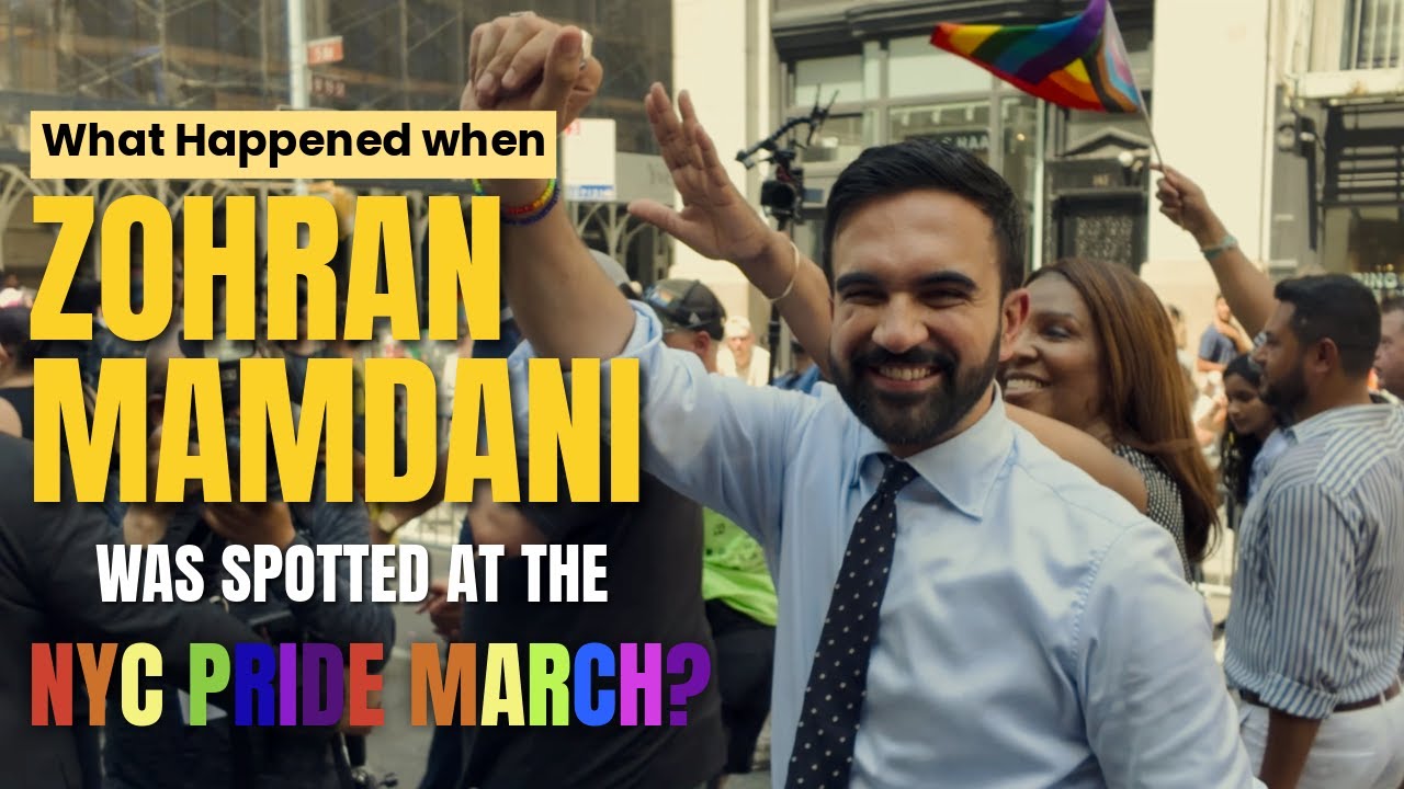 Zohran Mamdani spotted at NYC Pride March 2025. Find out what happened after the crowd saw him.