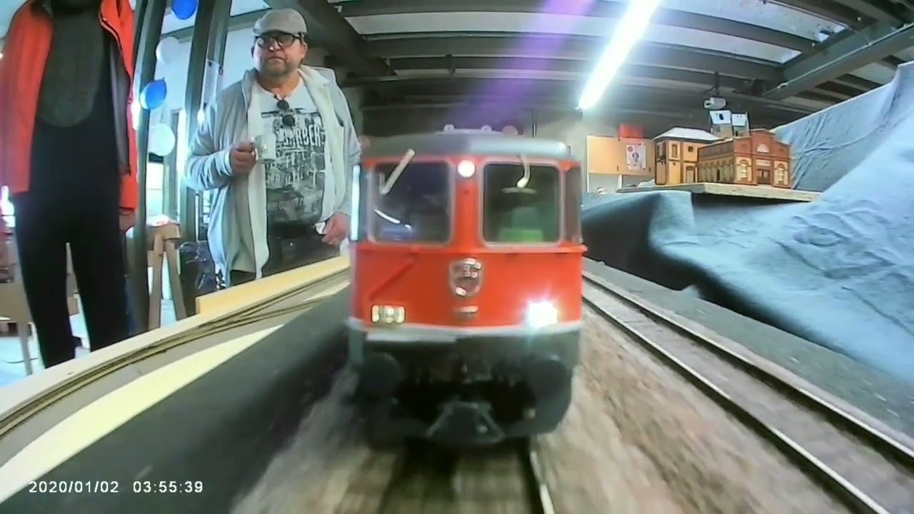 Kamerawagen/fahrten beim Besuch der Eisenbahnfreunde Hameln e.V. im Febr.25