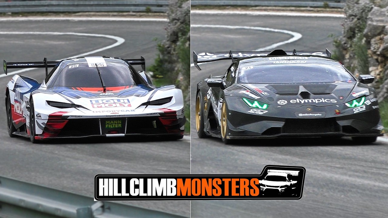 LAMBO Hurac&aacute;n V10 Evo VS KTM X-Bow 5Cyl Turbo || AUDI Engines Battle