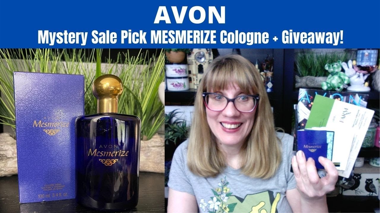 AVON Mystery Sale Pick MESMERIZE Cologne + Giveaway!