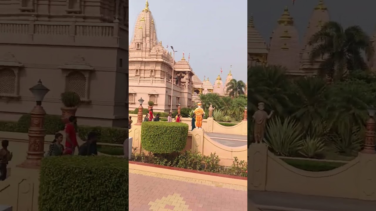 Very nice views of Swami Narayan temple of poicha in gujrath india.