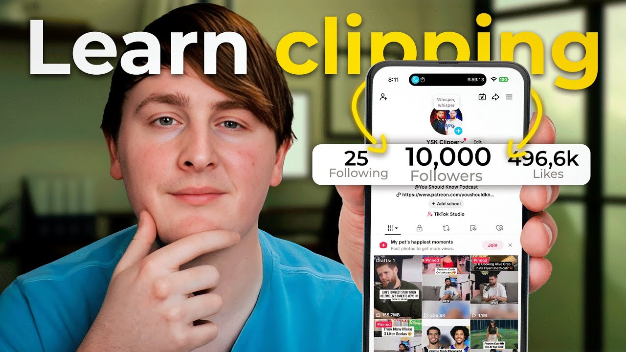 Как набрать 10 тысяч подписчиков на странице с клипами в TikTok (заработайте более 1000 долларов)