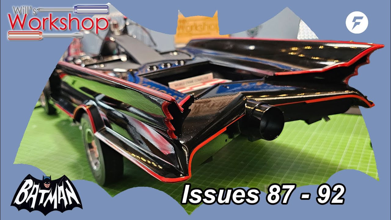 1966 Batmobile build 1:8 Scale - Pack 17 - Issues 87 - 92