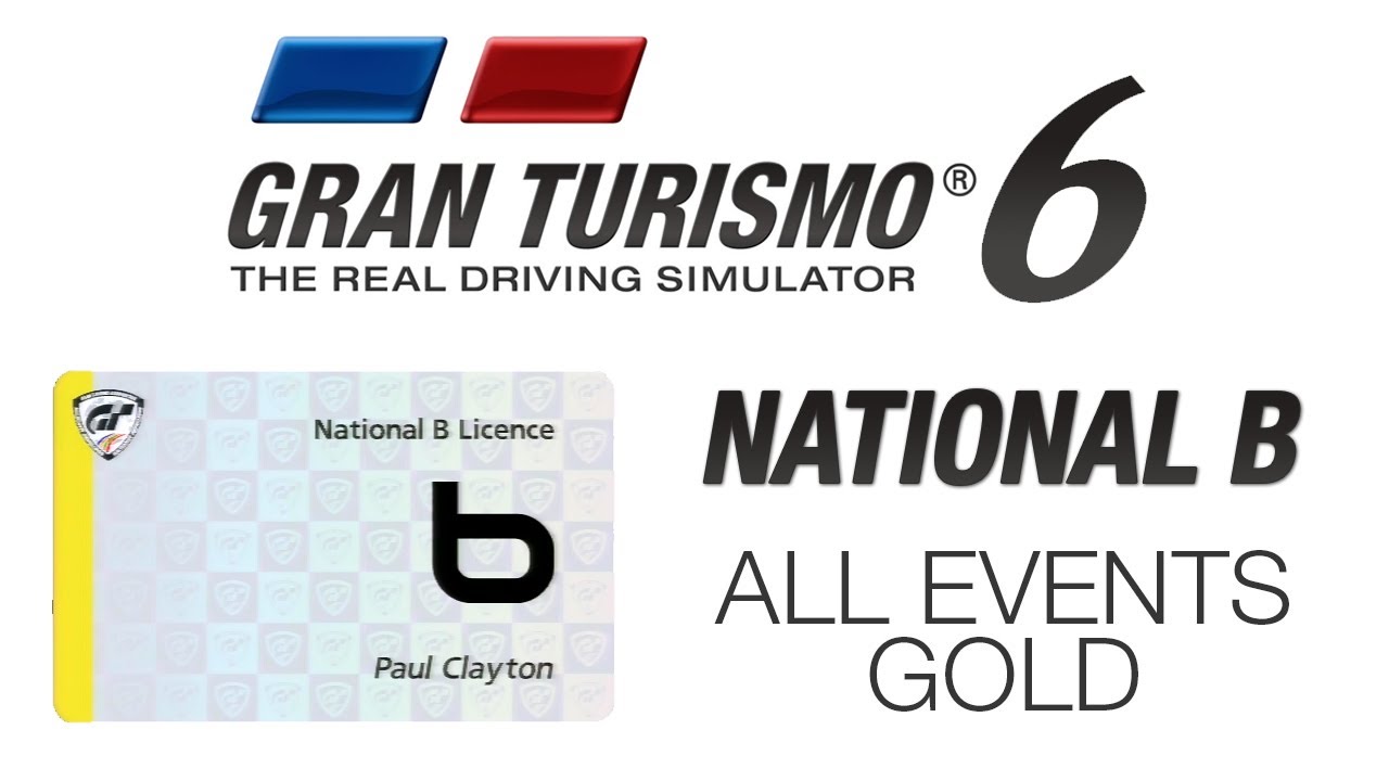 GT6: National B Licence Tests - Gold (HD)