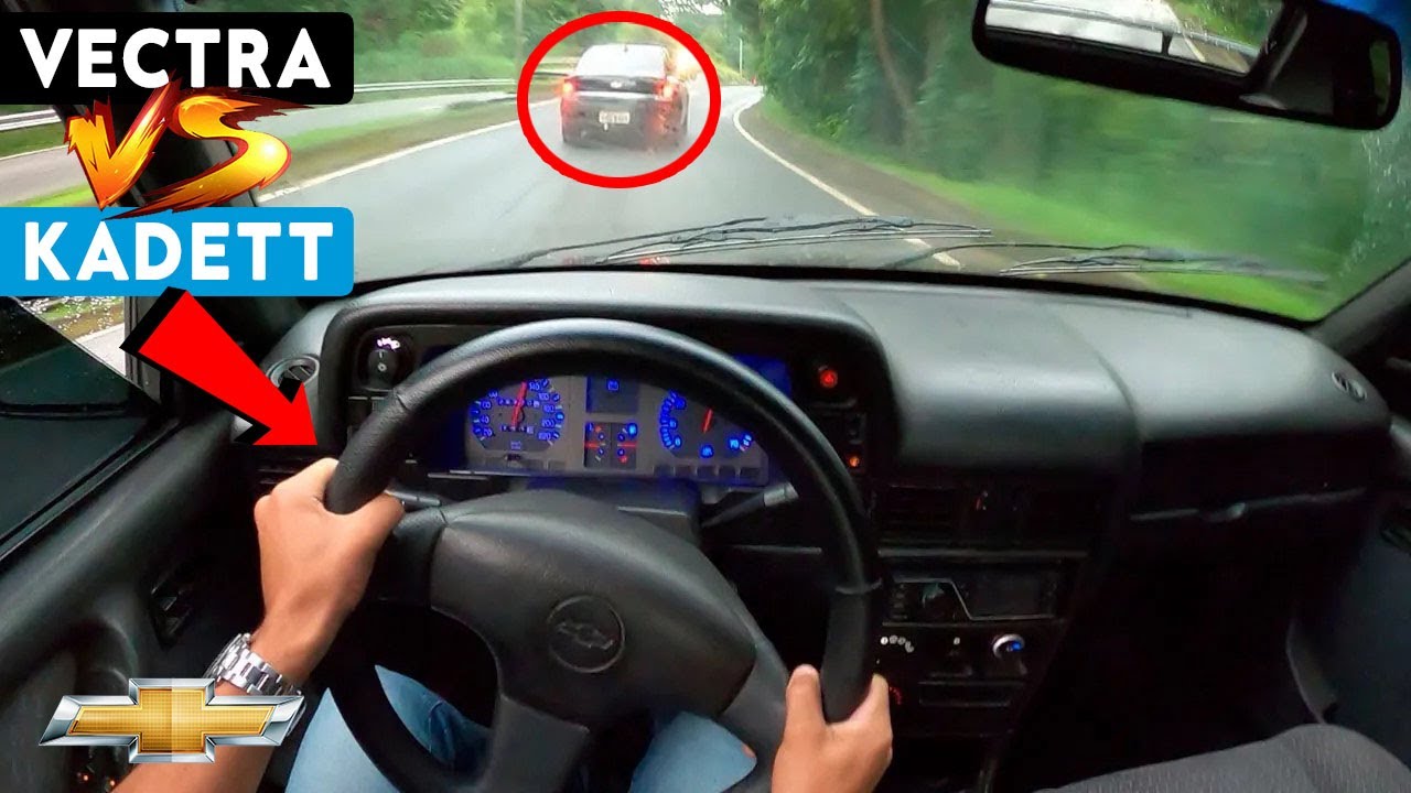 VECTRA ACELEROU TUDO ACHANDO QUE O KADETT 2.0 ERA MANCO! FUI BUSCAR COM O CHINELO NA MÃO!
