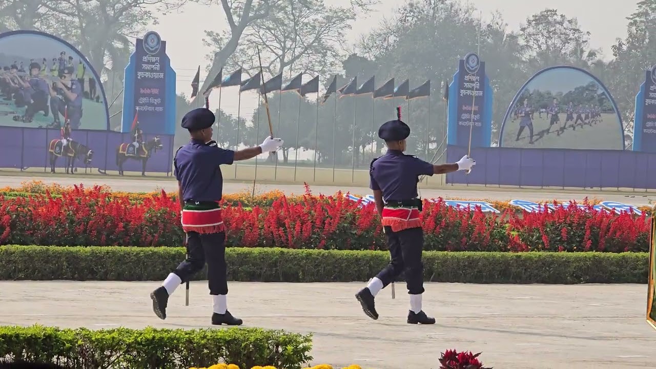 পাসিং আউট প্যারেড_স্লো মার্চ ( ১৬৯-তম ট্রেইনি রিক্রুট কনস্টেবল ব্যাচ)  