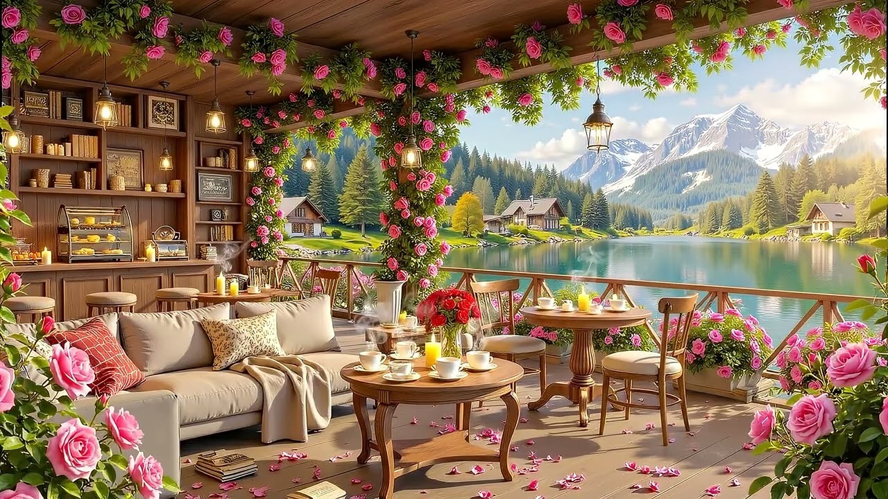 【春カフェBGM】バレンタインの朝カフェで流れるボサノバ  🌸 花とやわらかな光に包まれる心地よい空間｜気持ちを整え、やさしく集中できるリラックス音楽-Valentine Ambience 2026