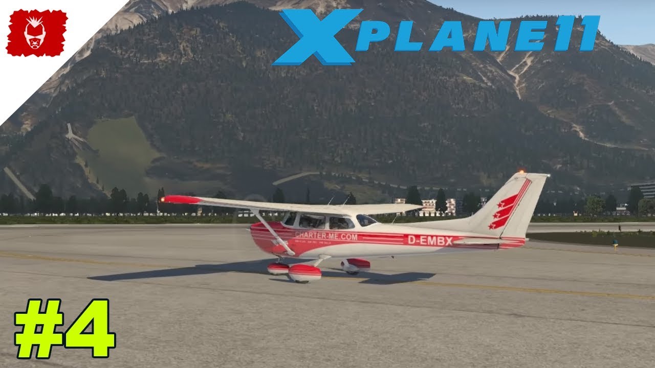 X-Plane 11 | Cessna | Runway 08 LOWI  | Flug Simulator | deutsch