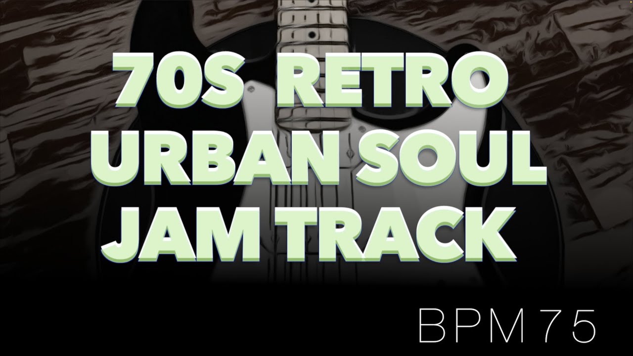 70s Urban Soul Backing Track&darr;Chords