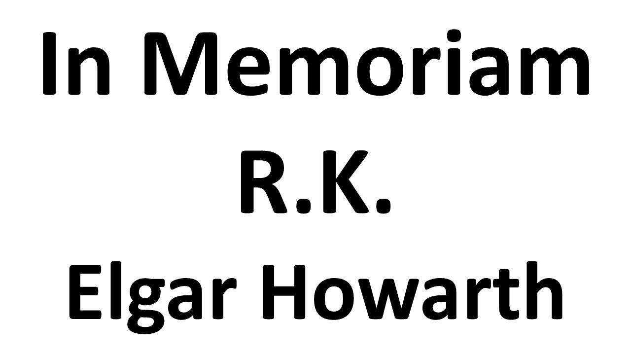 In Memorium RK (1983)