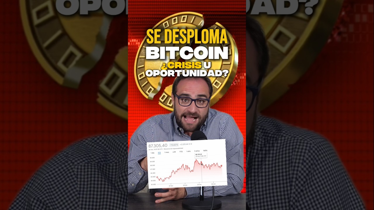 &iexcl;Bitcoin se DESPLOMA y nadie lo esperaba!