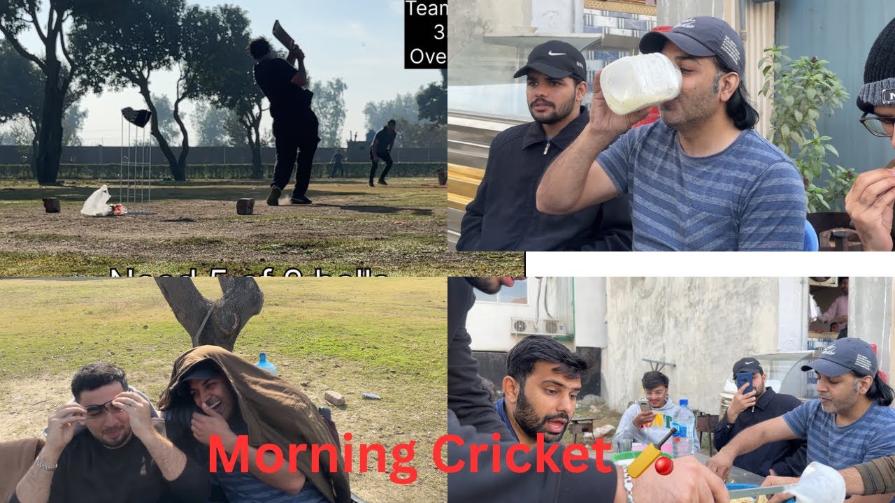 Sunday morning Cricket 🏏 | Big Win 🏆 | Sunday Brunch 😜