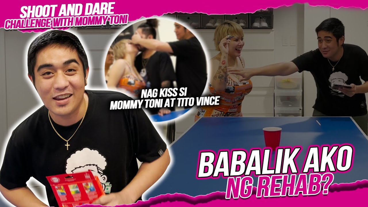 SHOOT AND DARE CHALLENGE WITH MOMMY TONI | DJ HARVY PANGANIBAN