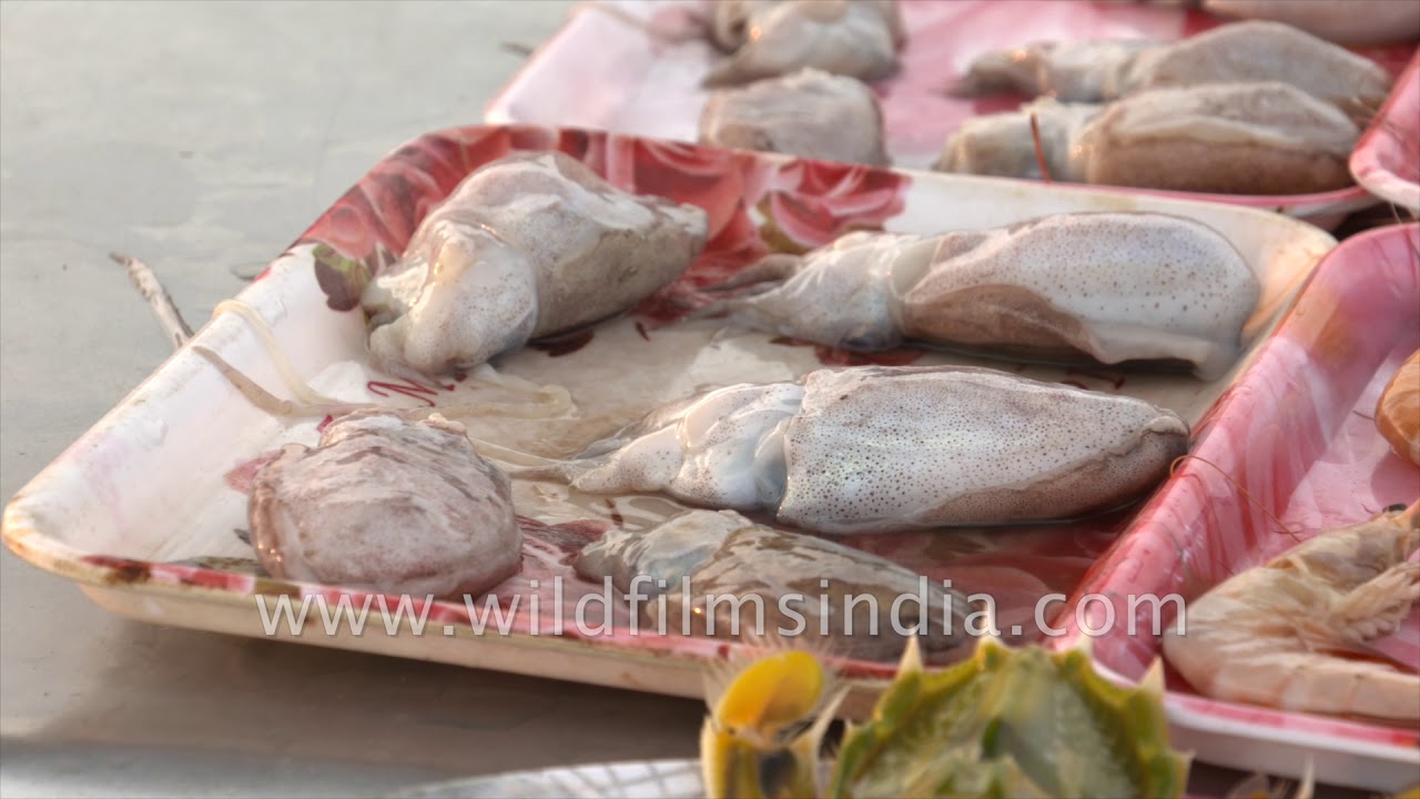 Best seafood in India: Bakkhali Beach, West Bengal | fish, squid, crabs, and prawns