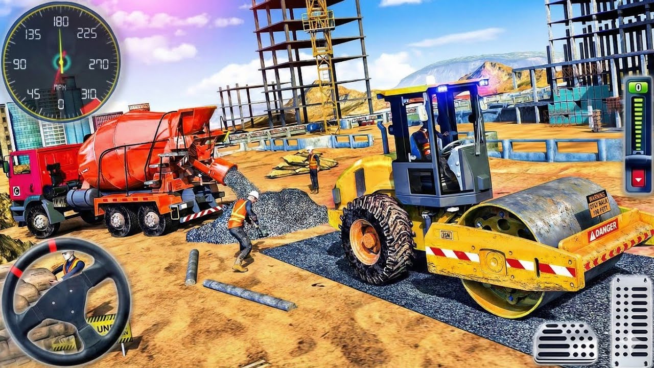 City Construction Simulator 3D Game 2026 - City Construction Simulator Excavator Crane Games 
