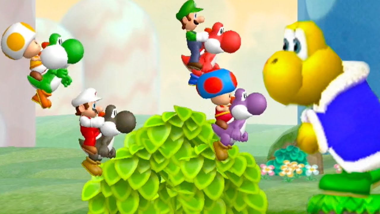 Newer Super Mario World U – 4 player #1