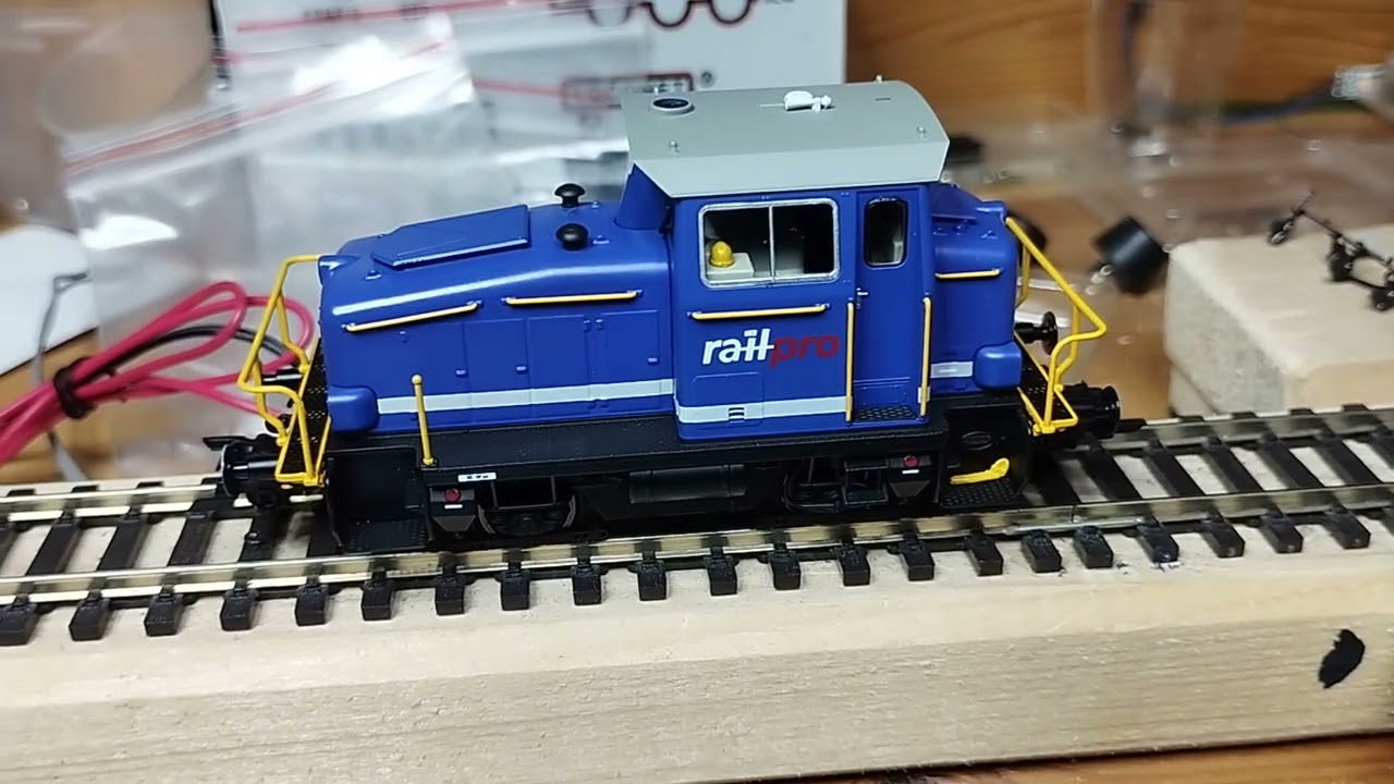 ESU KG 230 Railpro Probefahrt.