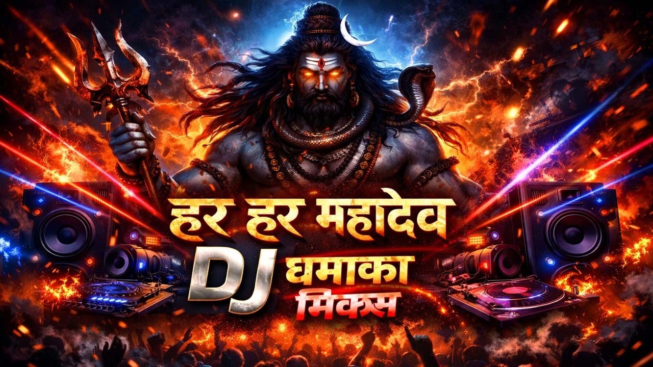 हर हर महादेव &ndash; होली DJ धमाका 2026 🚩| Har Har Mahadev Holi DJ Remix | Nonstop Shiva Mix