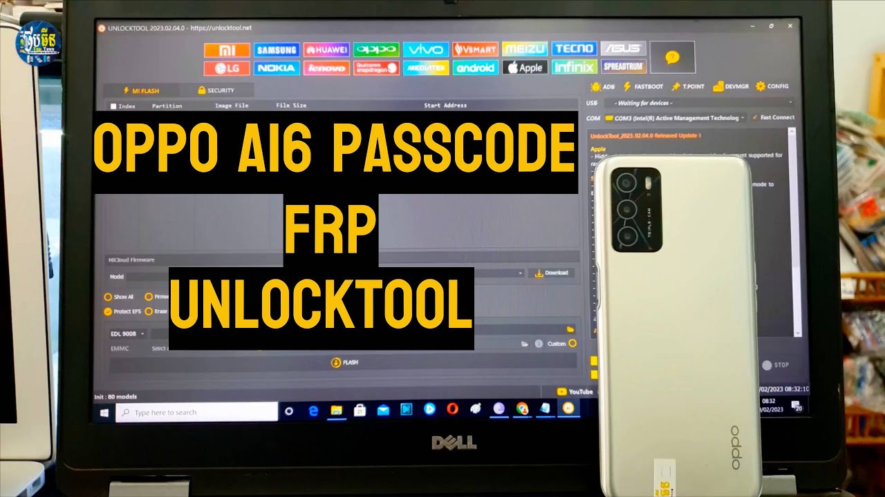 Oppo A16 FRP Unlock Tool