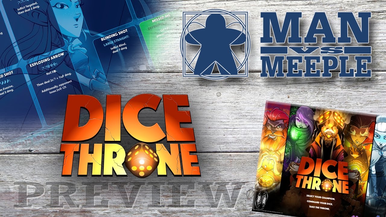 Dice Throne (Mind Bottling Games) Preview by Man Vs Meeple