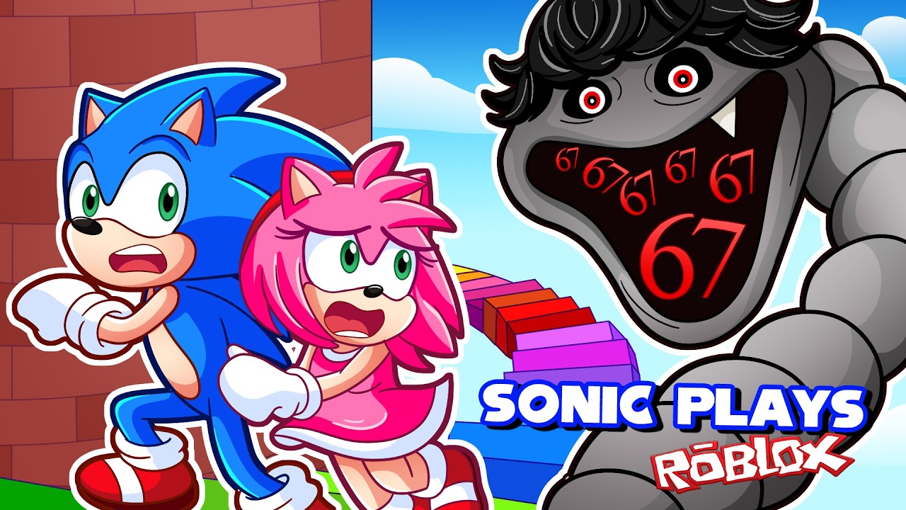🦔 ESCAPE SCARY 67 KID TOWER with AMY! | Sonic Plays Roblox Climb Scary 67 Tower