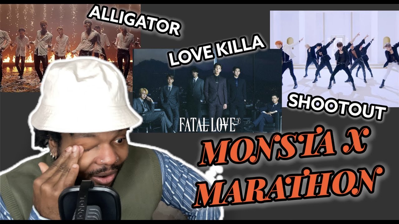 BAD BOYS OF KPOP | MONSTA X - Alligator, Shootout, & Love Killa MVs (MARATHON REACTION)