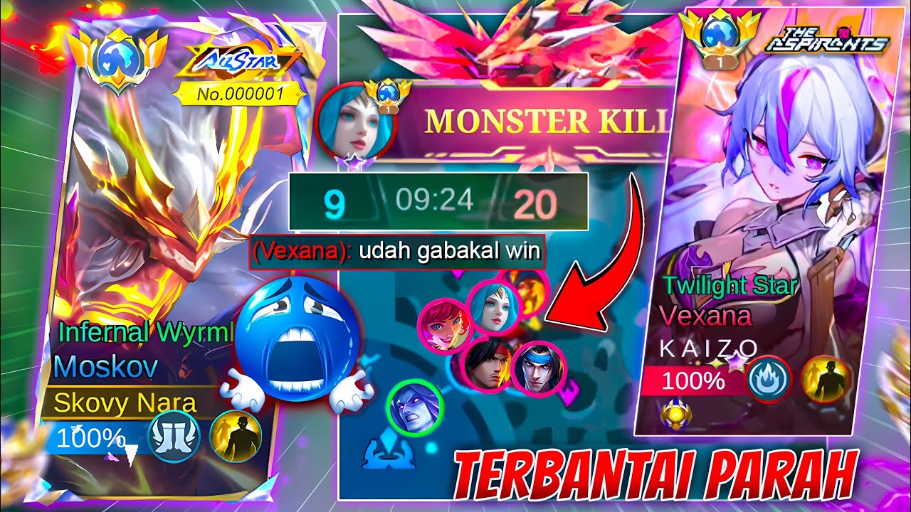 90% UDAH KALAH? SATU TIM TERBANTAI HABIS, GLOBAL MOSKOV BERJUANG HARD GAME DIRANK! ~ MLBB