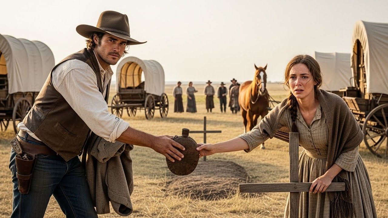 She Was Left Behind When Her Husband Died on the Trail, A Cowboy Backtracked Fifty Miles to Find Her