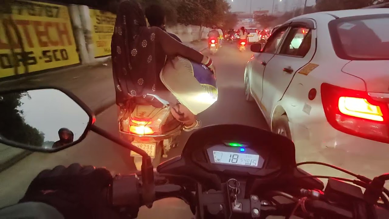 Non Stop Crazy Ride in Night on Honda Sp 125