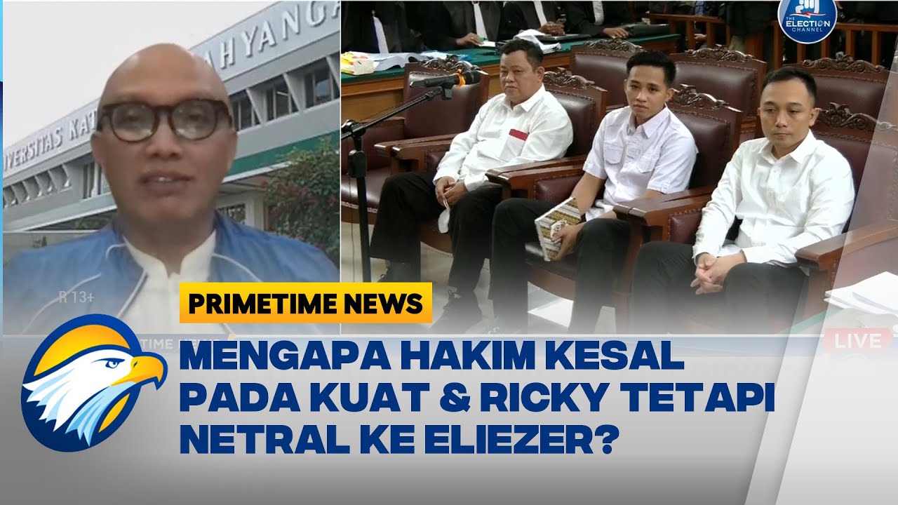 Perbedaan Ekspresi Hakim ke Ricky dan Eliezer, Pakar: Itu Bentuk Fleksibility
