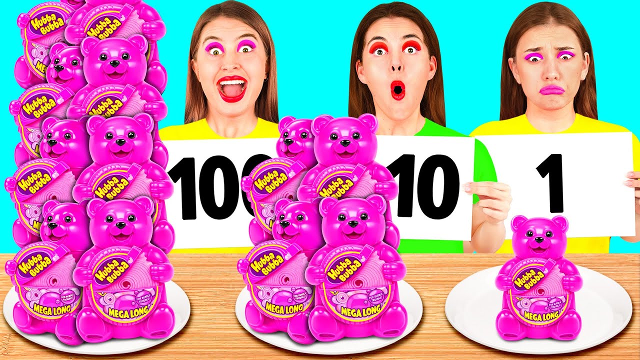 100 Schichten Nahrung Challenge | Leckere Essensrezepte von TeenTeam Challenge