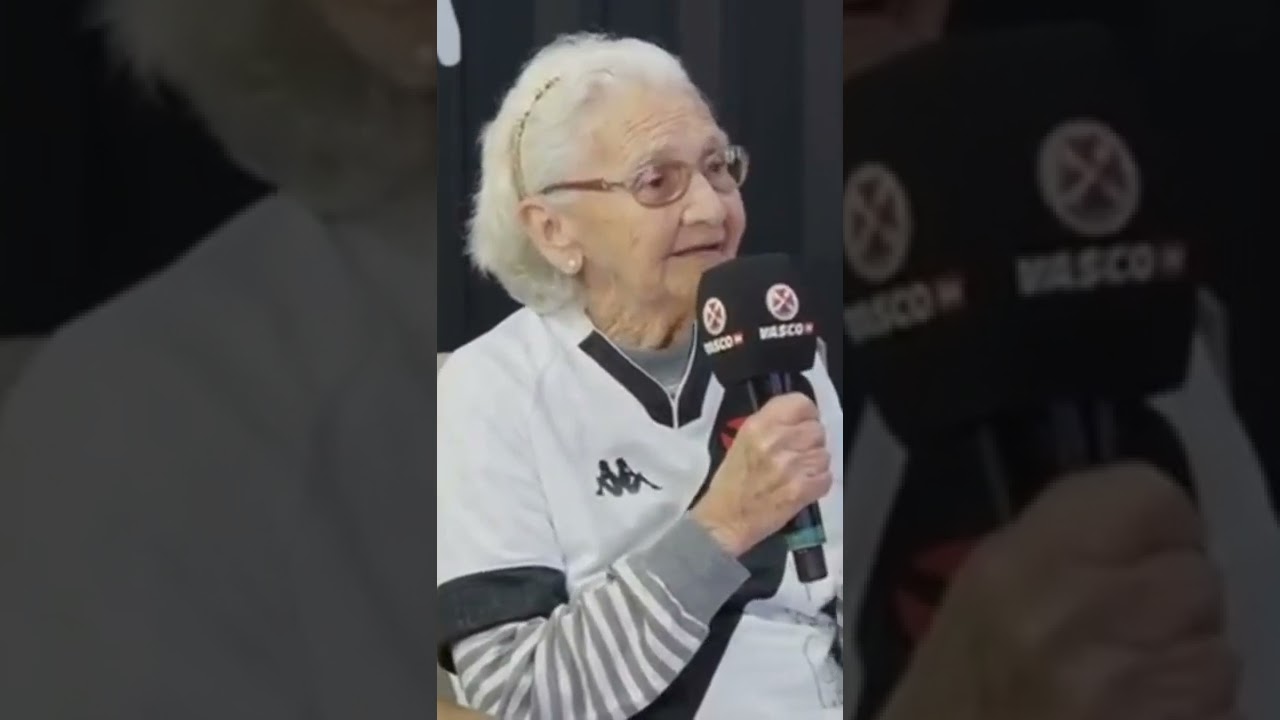 Olha a emo&ccedil;&atilde;o dessa senhora em falar do Vasco.