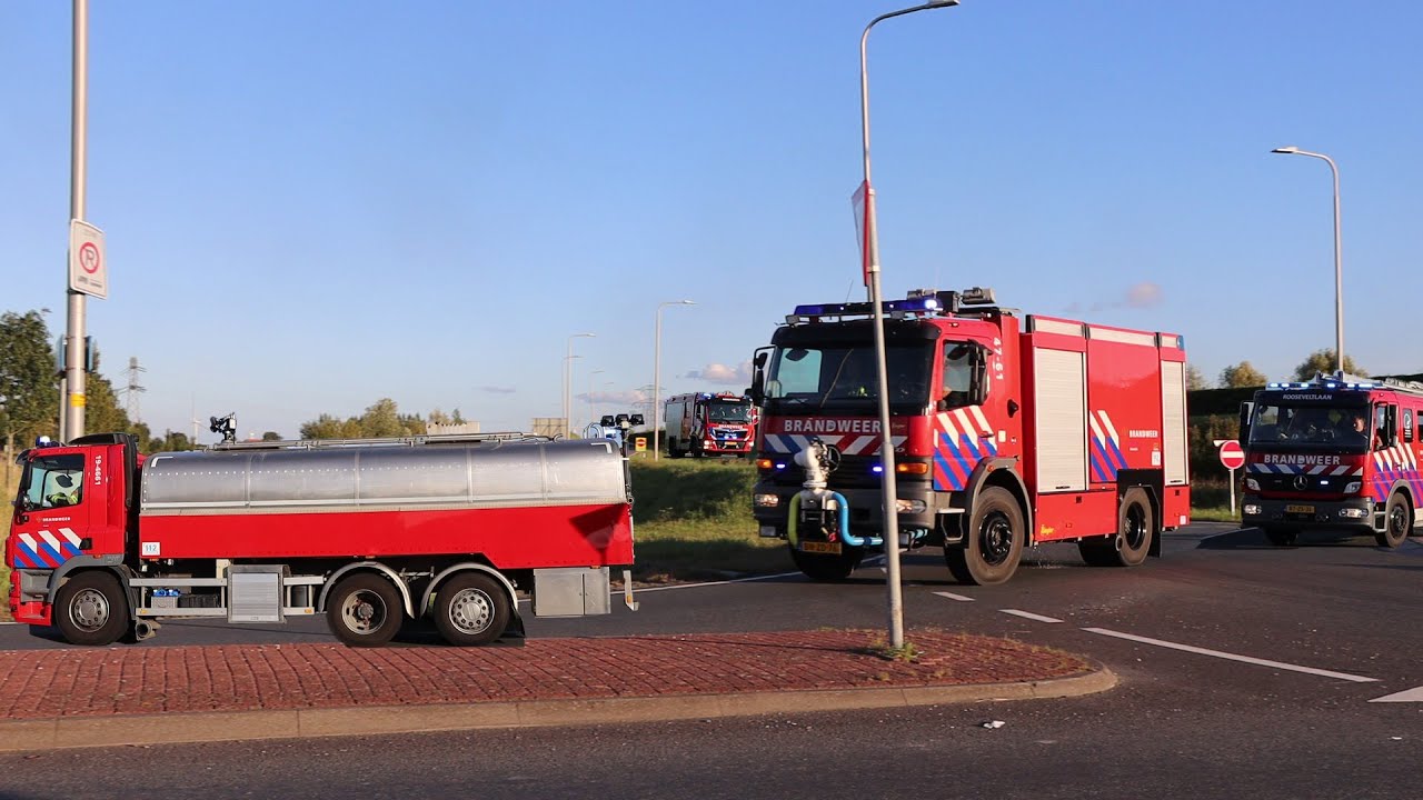 Brandweer onderweg naar grote brand bij transportbedrijf Middelburg