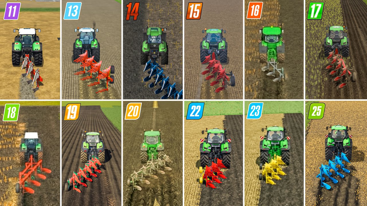 Fs11 vs Fs13 vs Fs14 vs Fs15 vs Fs16 vs Fs17 vs Fs18 vs Fs19 vs Fs20 vs Fs22 vs Fs23 vs Fs25 | Плуг