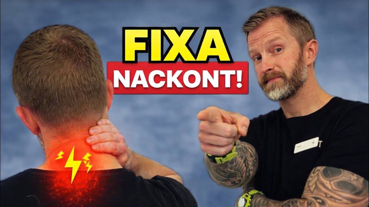 Stärk nacken – enkla övningar mot nacksmärta