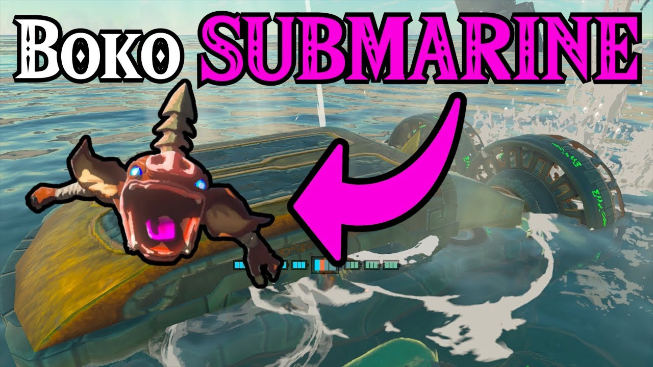 Giving a Bokoblin a Submarine! | The Legend of Zelda: Tears of the Kingdom
