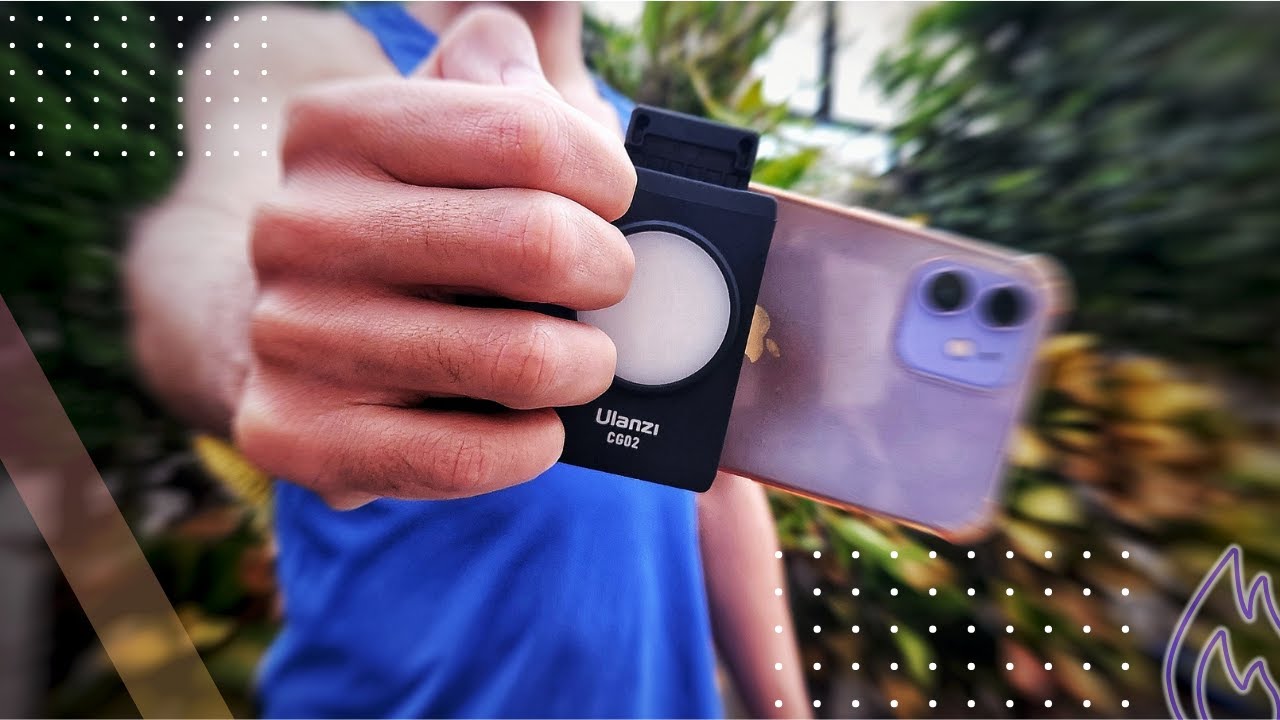 Eu NÃO SABIA que PRECISAVA desse GRIP PARA CELULAR! ULANZI CG02