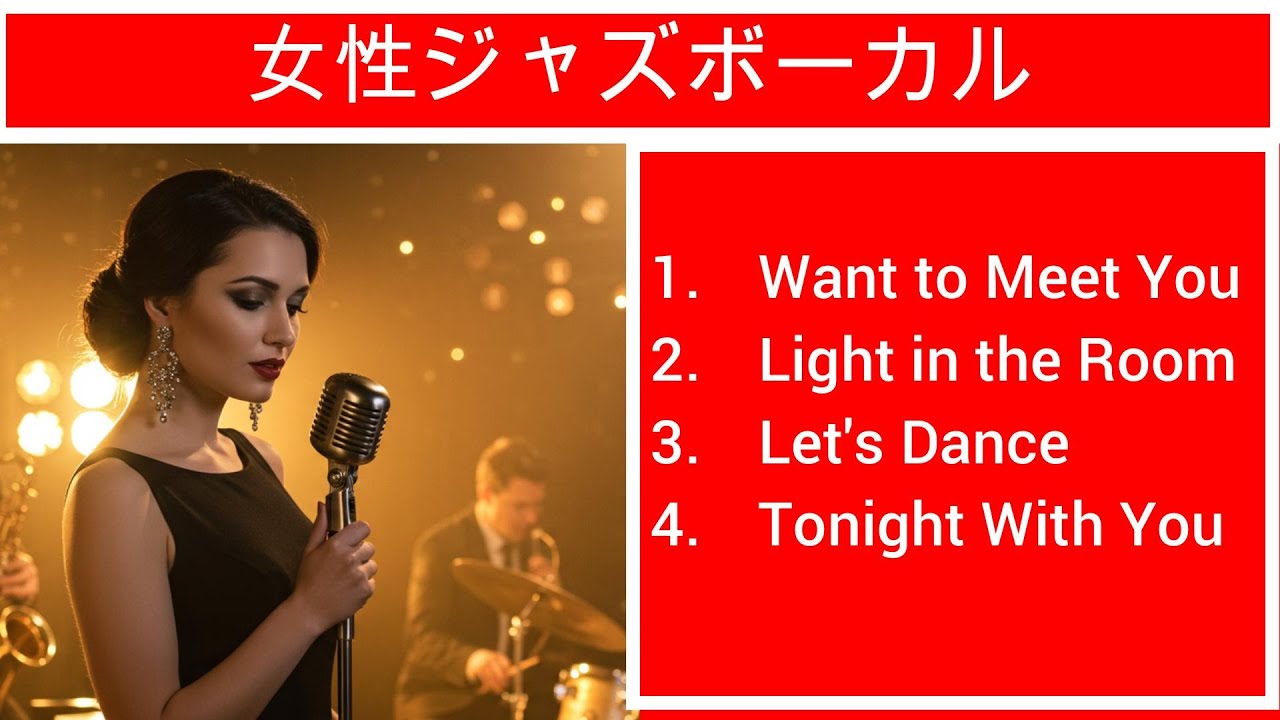 【甘い声の女性ジャズボーカル】/ female jazz vocals/Vocal Jazz Classics /Relaxing Jazz Music