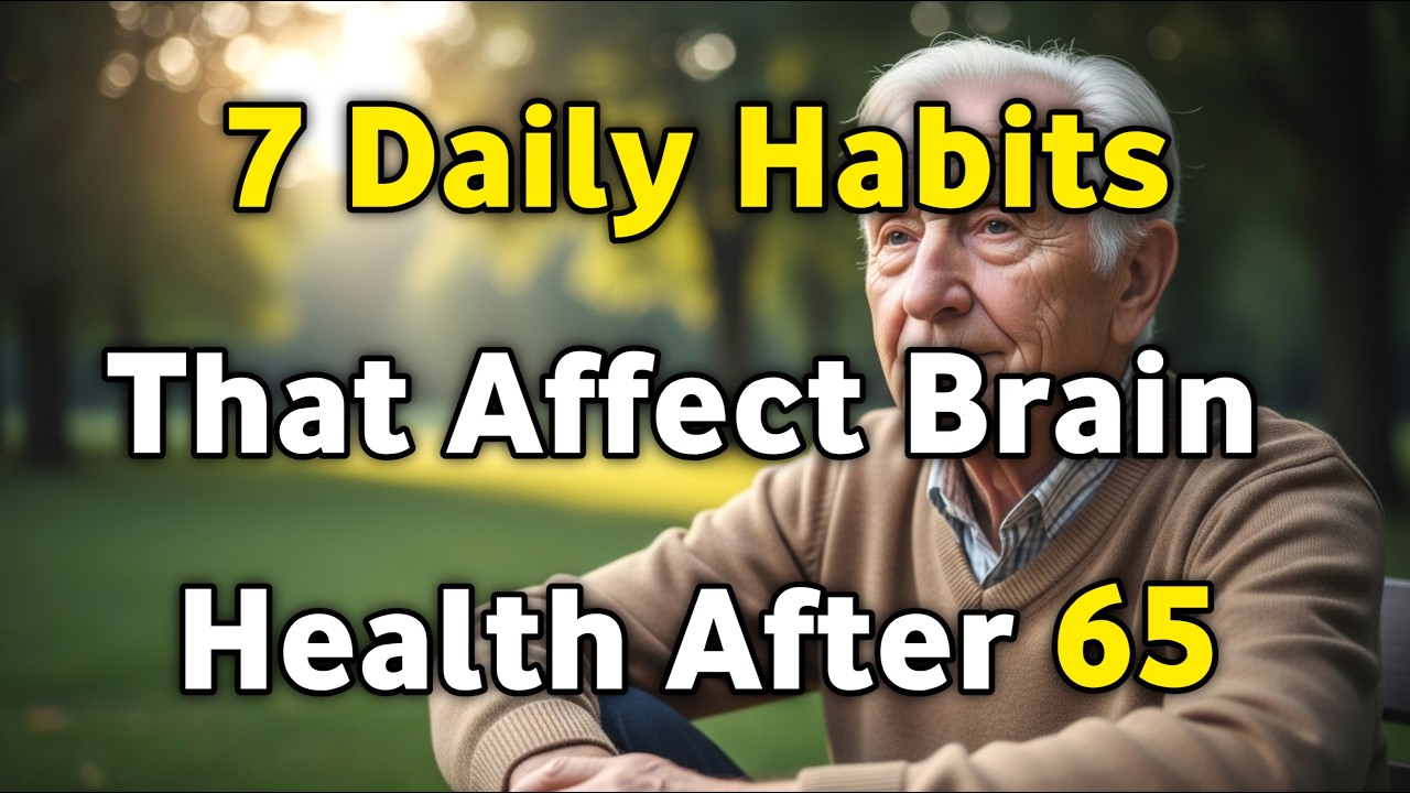 7 Everyday Habits That Quietly Affect Brain Health After 65, Old age