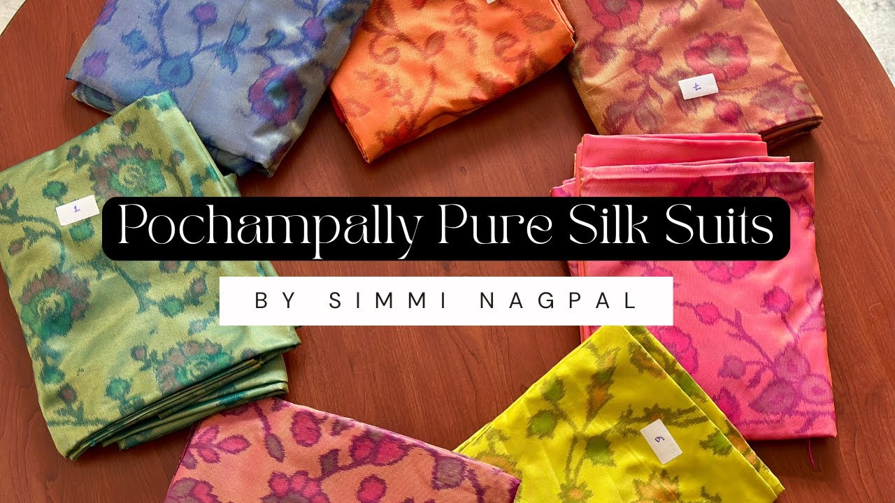 Pochampally Pure Silk Suits Live | Premium Authentic Handloom Collection