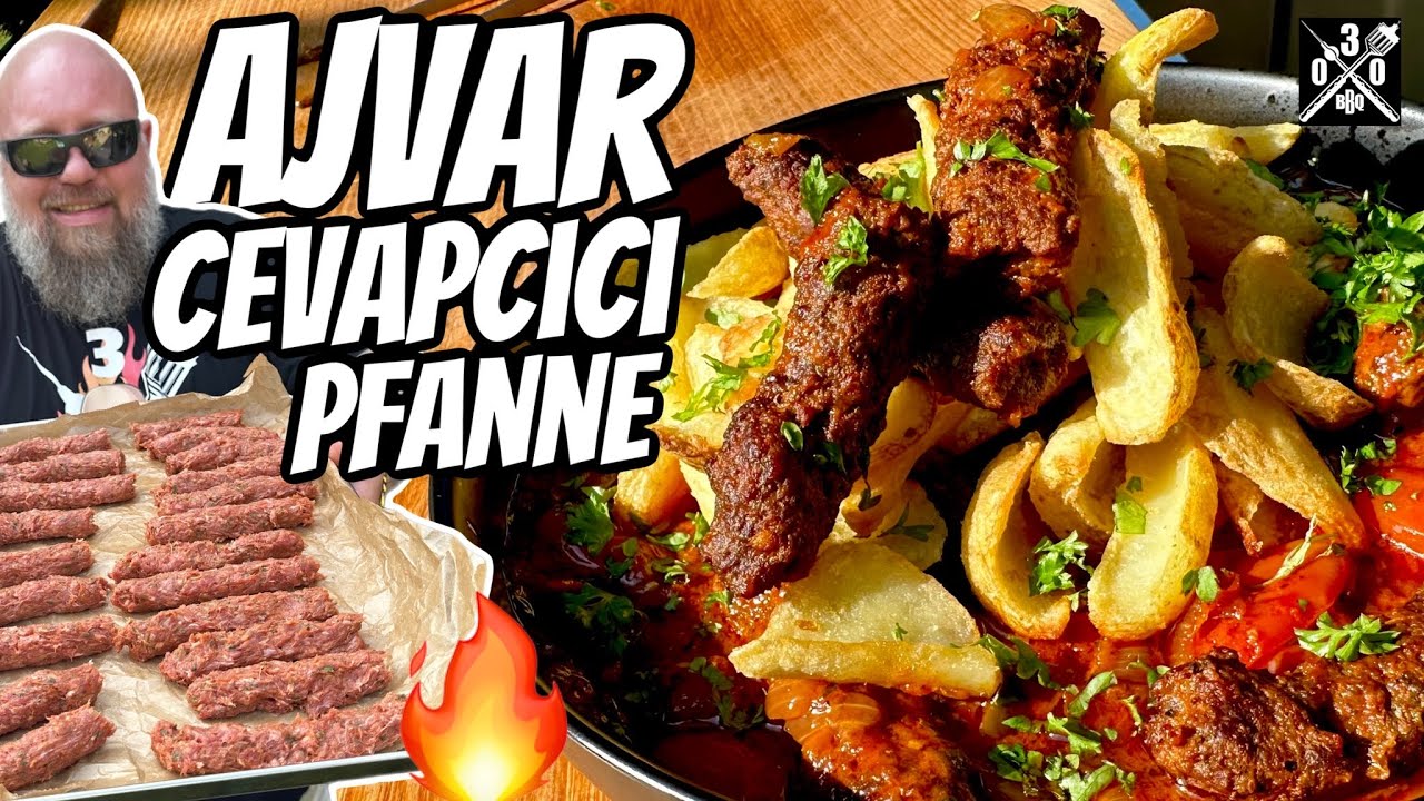 NATIONALGERICHT  Kroatiens CEVAPE Pfanne in Ajvarsauce - 030 BBQ