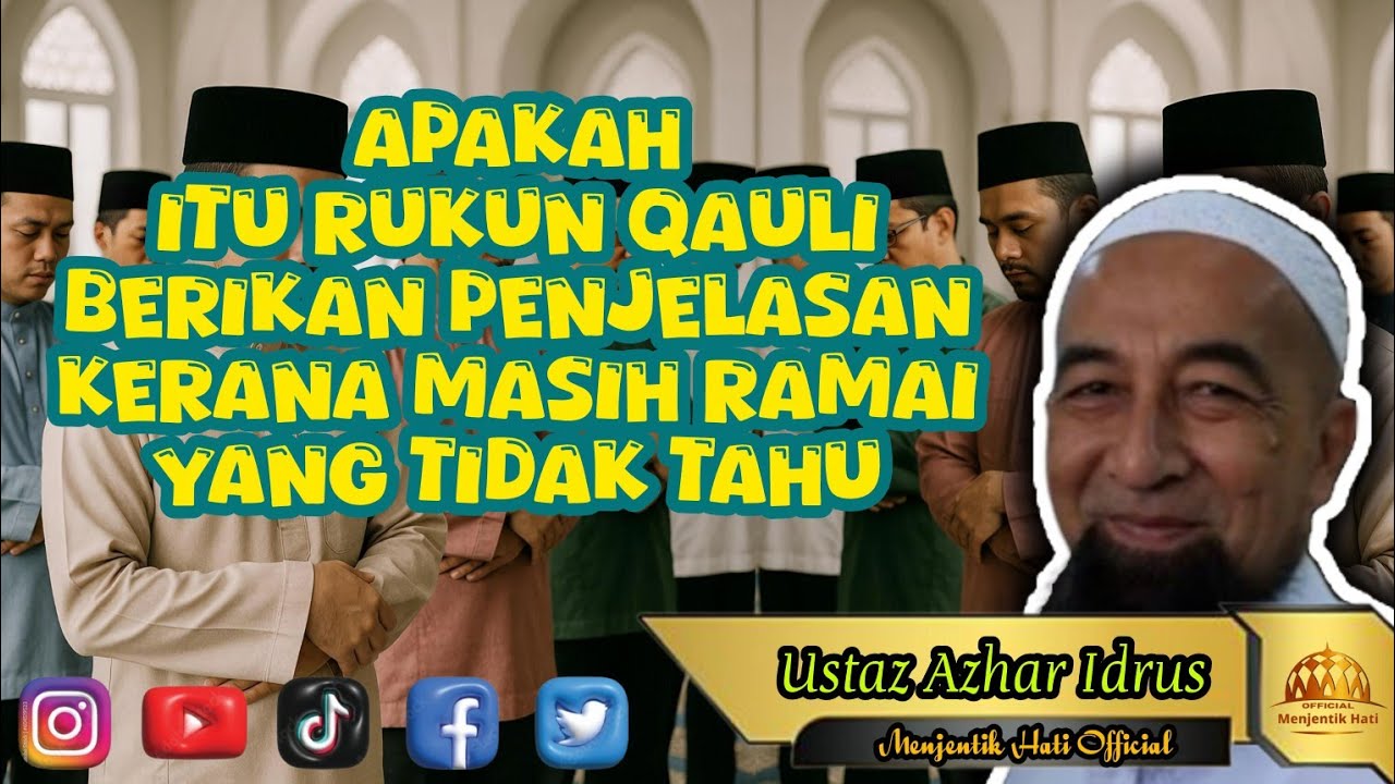 #160MH Apakah Itu Rukun Qauli Berikan Penjelasan Kerana Masih Ramai Yang Tidak Tahu
