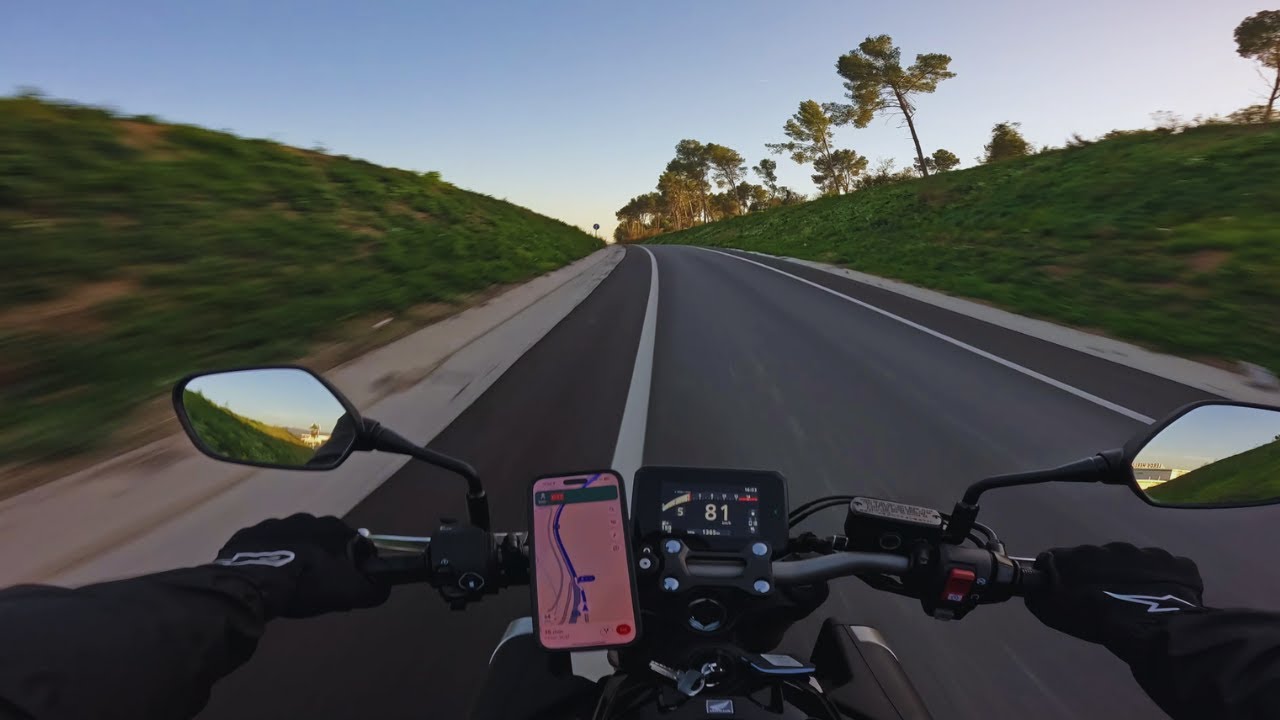 Ride back home from Circuit de Barcelona-Catalunya on Honda CB650R E-CLUTCH | | Sound Only