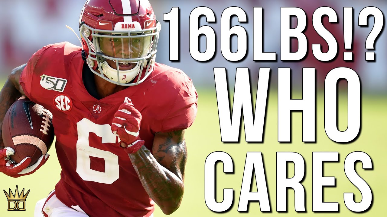 Eagles WR DeVonta Smith weighed in at 166lbs... WHY DO WE CARE?! | 2021 NFL Draft