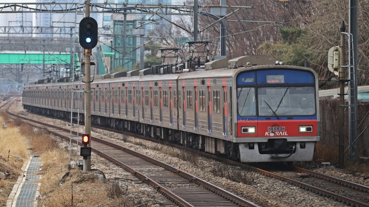 K652 천안-광운대 311x38편성 전동열차 영등포역 접근