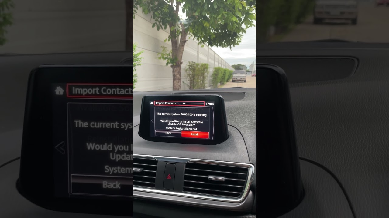 Mazda software update 70.00.367 4A N